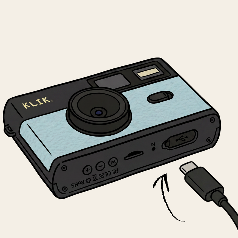 Transfer via USB-C